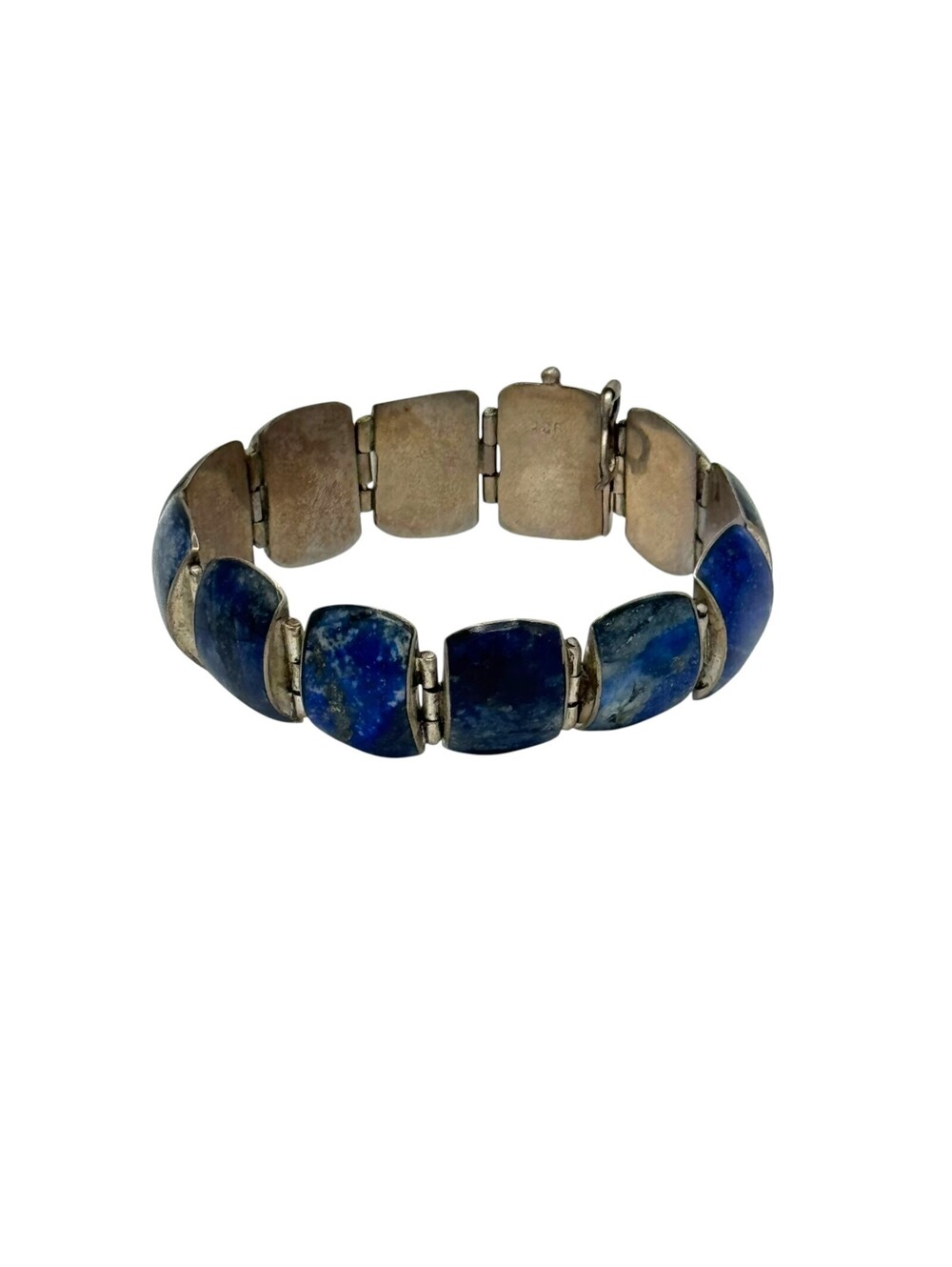930 High Silver and Lapis Bracelet